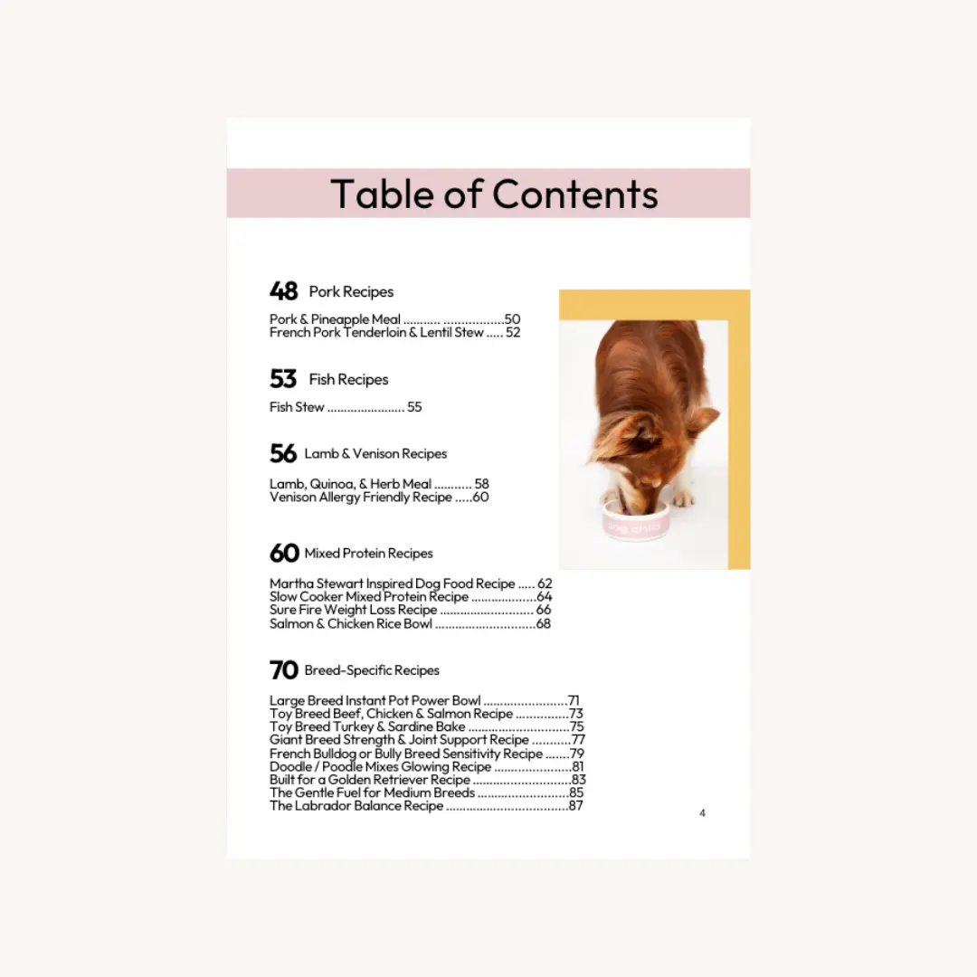 The Only Homemade Dog Food Cookbook You’ll Ever Need - 50 Nutritionist-Balanced Recipes - Image 3