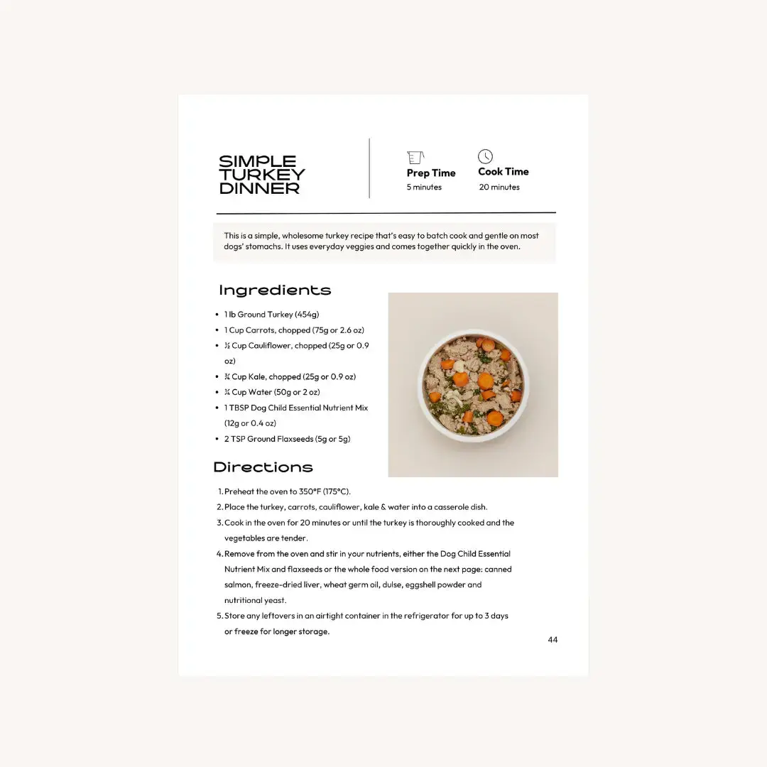 The Only Homemade Dog Food Cookbook You’ll Ever Need - 50 Nutritionist-Balanced Recipes - Image 5
